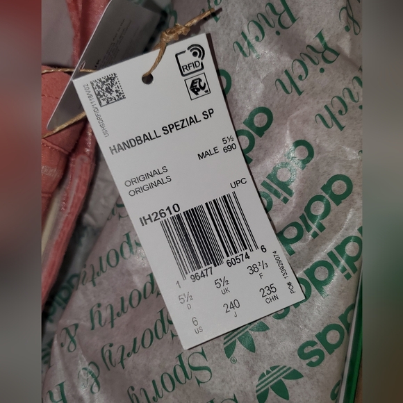 Adidas Handball Spezial Sporty & Rich Pink Womens 7 Mens 6 - Picture 4 of 10